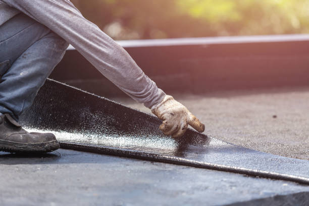 Professional Basement Waterproofing technician working in Point Pleasant, PA
